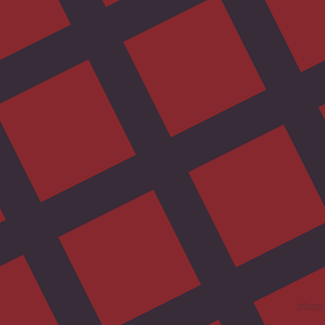 27/117 degree angle diagonal checkered chequered lines, 55 pixel lines width, 150 pixel square size, plaid checkered seamless tileable