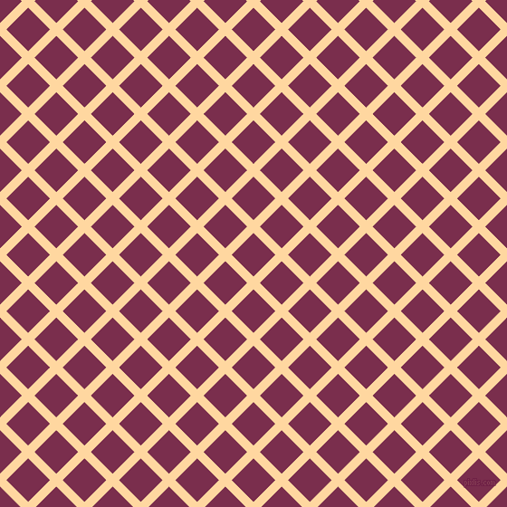 45/135 degree angle diagonal checkered chequered lines, 10 pixel line width, 34 pixel square size, plaid checkered seamless tileable