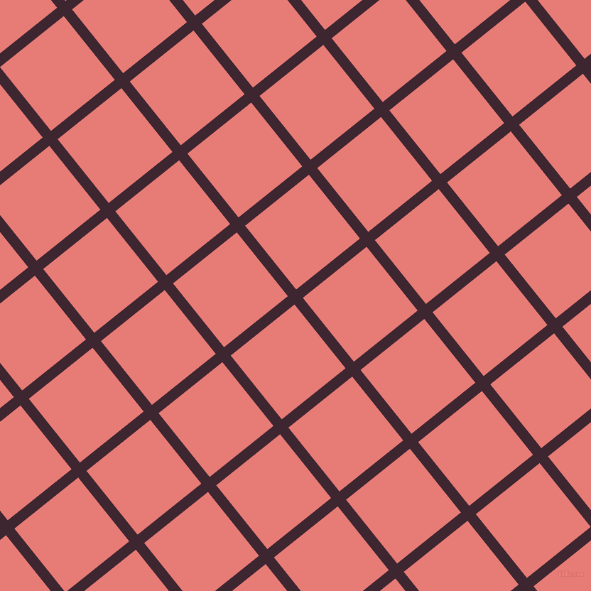39/129 degree angle diagonal checkered chequered lines, 15 pixel lines width, 115 pixel square size, plaid checkered seamless tileable