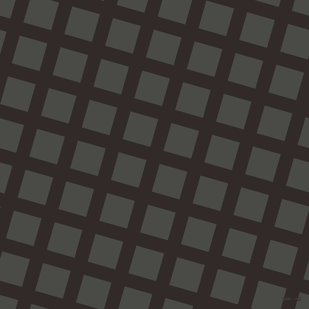 74/164 degree angle diagonal checkered chequered lines, 28 pixel lines width, 59 pixel square size, plaid checkered seamless tileable