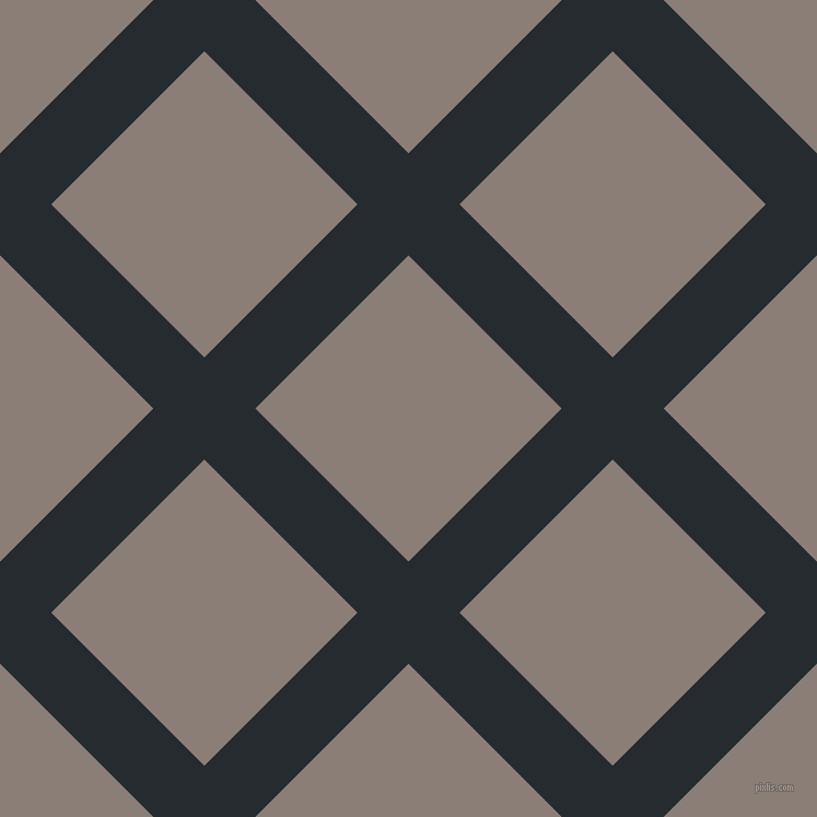 45/135 degree angle diagonal checkered chequered lines, 66 pixel line width, 198 pixel square size, plaid checkered seamless tileable