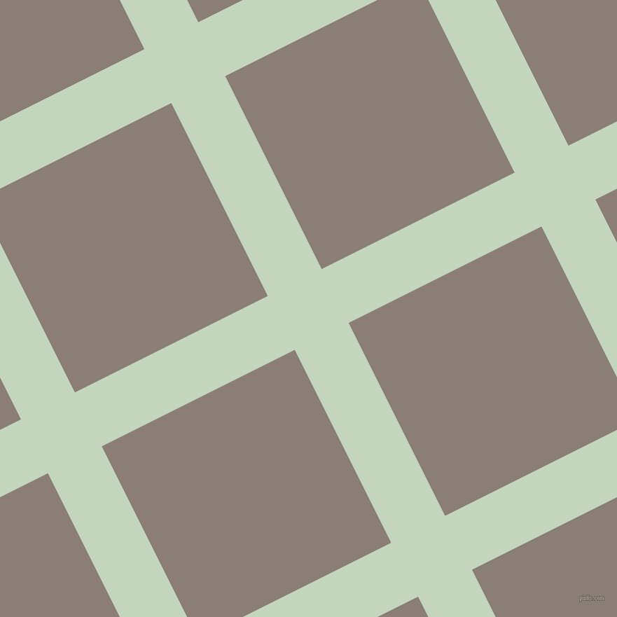 27/117 degree angle diagonal checkered chequered lines, 86 pixel lines width, 308 pixel square size, plaid checkered seamless tileable