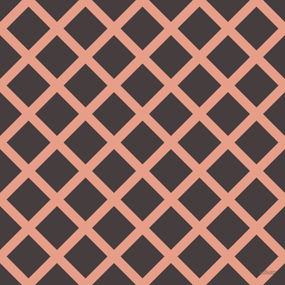 45/135 degree angle diagonal checkered chequered lines, 19 pixel line width, 64 pixel square size, plaid checkered seamless tileable