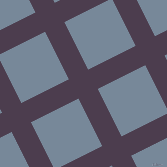 27/117 degree angle diagonal checkered chequered lines, 71 pixel line width, 175 pixel square size, plaid checkered seamless tileable