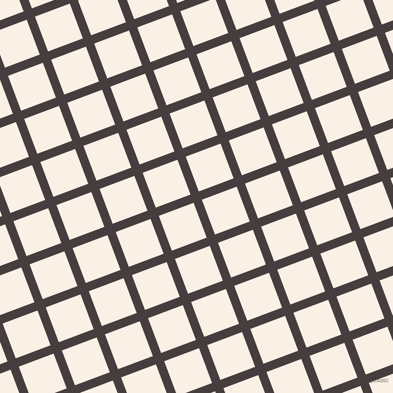 21/111 degree angle diagonal checkered chequered lines, 18 pixel line width, 76 pixel square size, plaid checkered seamless tileable