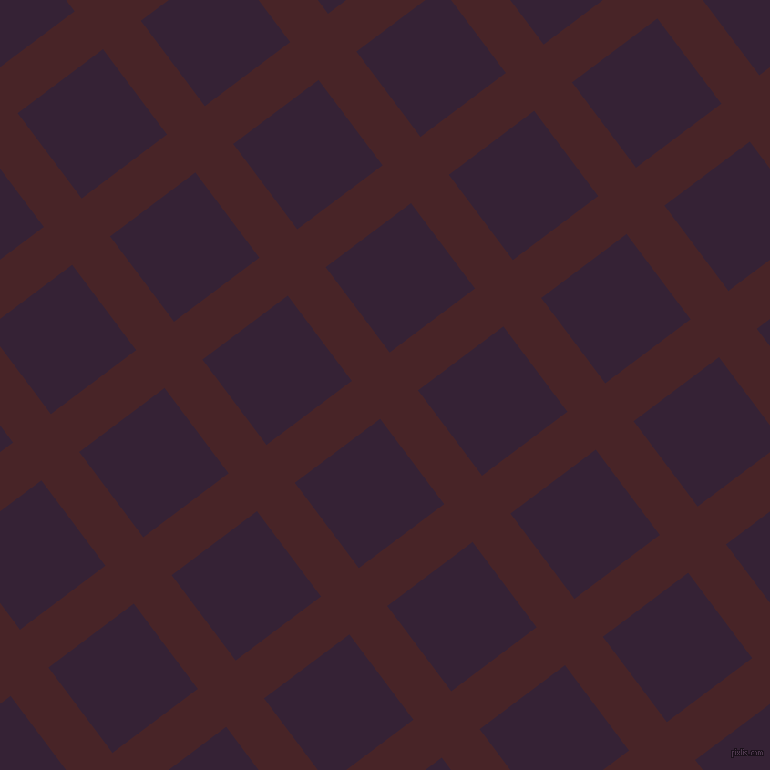 37/127 degree angle diagonal checkered chequered lines, 52 pixel line width, 117 pixel square size, plaid checkered seamless tileable