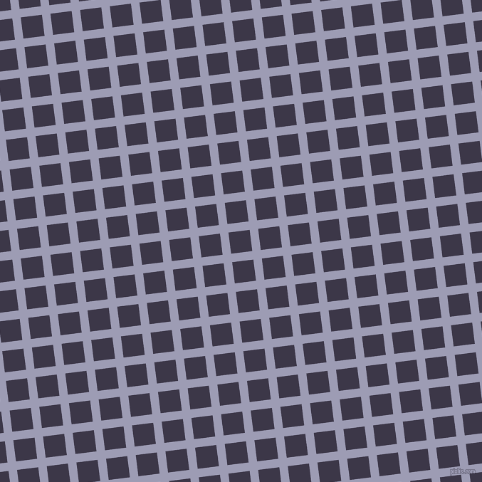 7/97 degree angle diagonal checkered chequered lines, 12 pixel line width, 30 pixel square size, plaid checkered seamless tileable