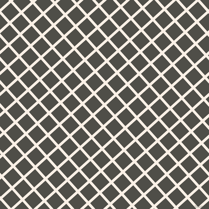42/132 degree angle diagonal checkered chequered lines, 9 pixel line width, 44 pixel square size, plaid checkered seamless tileable
