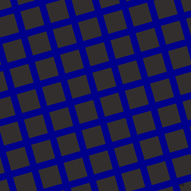 16/106 degree angle diagonal checkered chequered lines, 22 pixel lines width, 63 pixel square size, plaid checkered seamless tileable