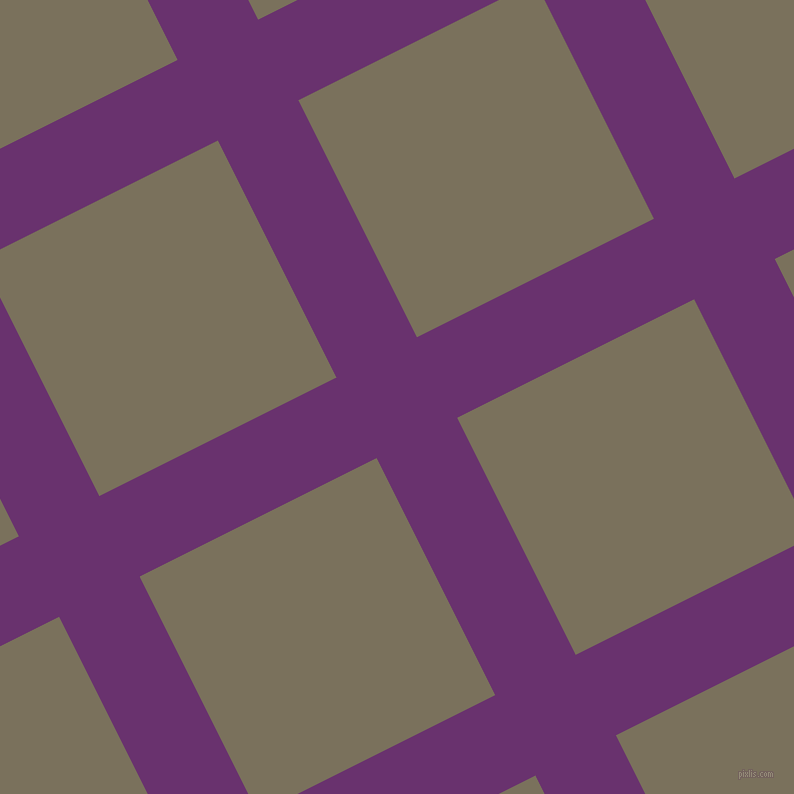 27/117 degree angle diagonal checkered chequered lines, 90 pixel line width, 265 pixel square size, plaid checkered seamless tileable
