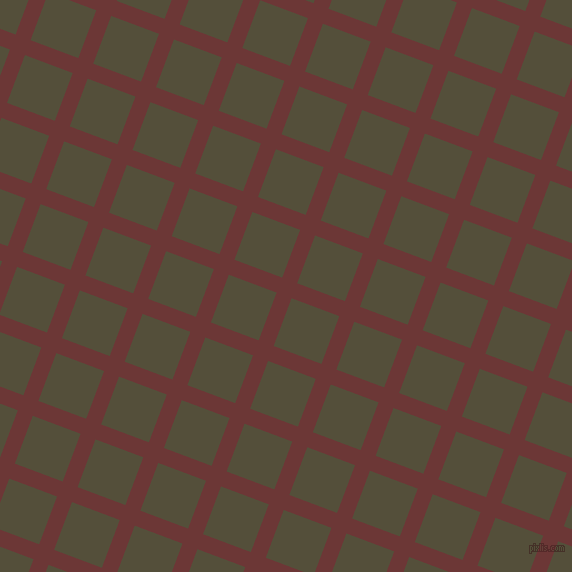 69/159 degree angle diagonal checkered chequered lines, 16 pixel lines width, 51 pixel square size, plaid checkered seamless tileable