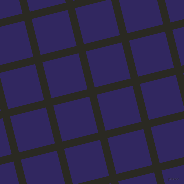 14/104 degree angle diagonal checkered chequered lines, 26 pixel lines width, 128 pixel square size, plaid checkered seamless tileable