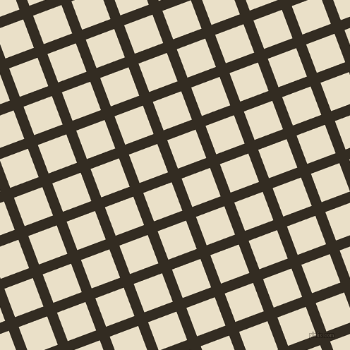21/111 degree angle diagonal checkered chequered lines, 15 pixel lines width, 43 pixel square size, plaid checkered seamless tileable