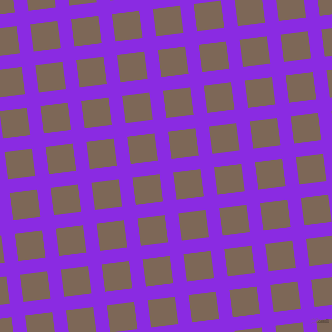 7/97 degree angle diagonal checkered chequered lines, 27 pixel line width, 54 pixel square size, plaid checkered seamless tileable