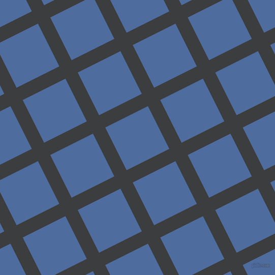 27/117 degree angle diagonal checkered chequered lines, 27 pixel line width, 94 pixel square size, plaid checkered seamless tileable