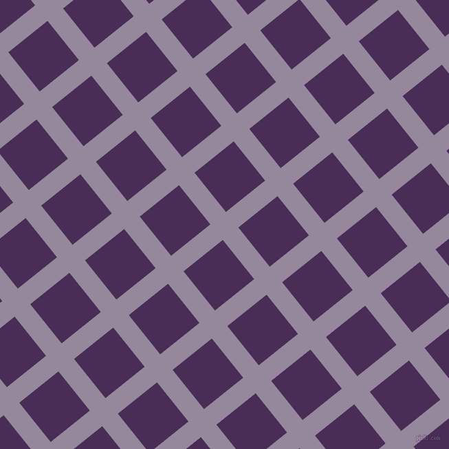 39/129 degree angle diagonal checkered chequered lines, 29 pixel line width, 73 pixel square size, plaid checkered seamless tileable