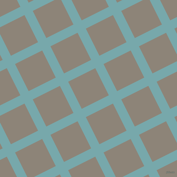 27/117 degree angle diagonal checkered chequered lines, 39 pixel lines width, 128 pixel square size, plaid checkered seamless tileable
