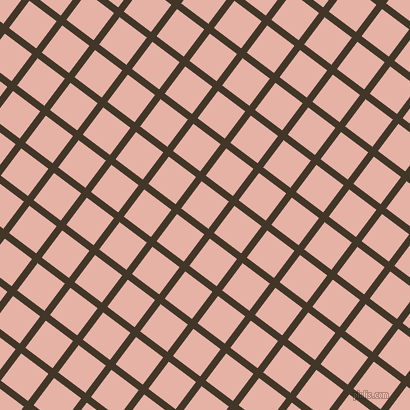 53/143 degree angle diagonal checkered chequered lines, 7 pixel line width, 34 pixel square size, plaid checkered seamless tileable