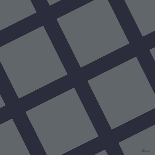 27/117 degree angle diagonal checkered chequered lines, 61 pixel lines width, 225 pixel square size, plaid checkered seamless tileable