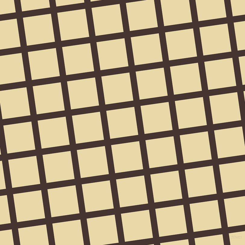 8/98 degree angle diagonal checkered chequered lines, 21 pixel line width, 94 pixel square size, plaid checkered seamless tileable