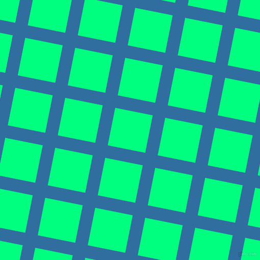79/169 degree angle diagonal checkered chequered lines, 25 pixel line width, 75 pixel square size, plaid checkered seamless tileable