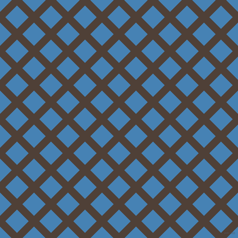 45/135 degree angle diagonal checkered chequered lines, 25 pixel line width, 55 pixel square size, plaid checkered seamless tileable
