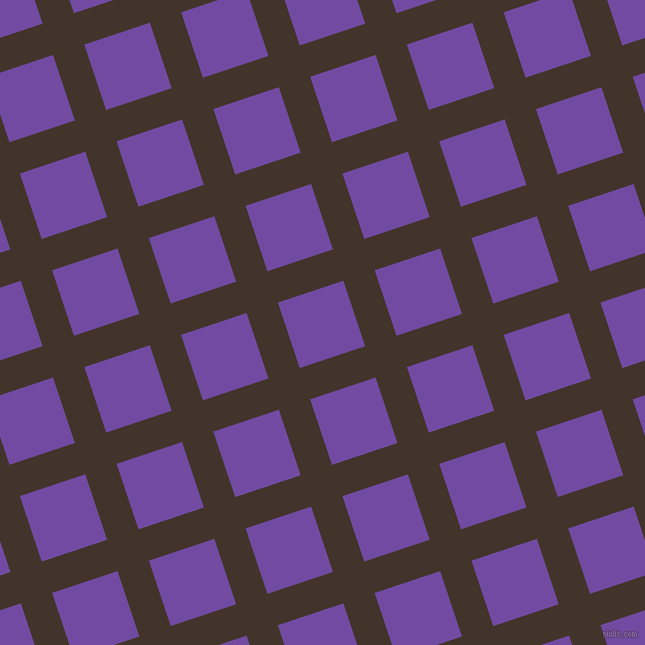 18/108 degree angle diagonal checkered chequered lines, 33 pixel lines width, 69 pixel square size, plaid checkered seamless tileable