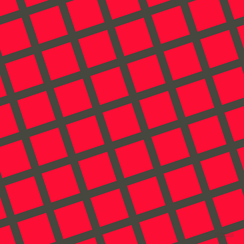 18/108 degree angle diagonal checkered chequered lines, 16 pixel line width, 61 pixel square size, plaid checkered seamless tileable