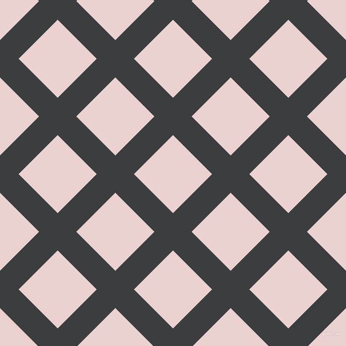 45/135 degree angle diagonal checkered chequered lines, 52 pixel line width, 109 pixel square size, plaid checkered seamless tileable