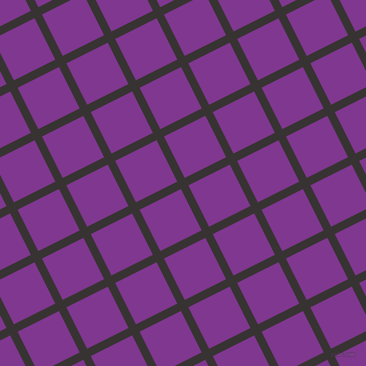 27/117 degree angle diagonal checkered chequered lines, 12 pixel line width, 67 pixel square size, plaid checkered seamless tileable