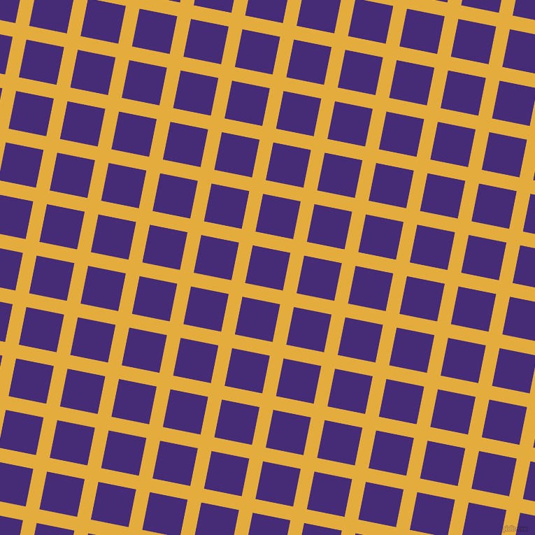 79/169 degree angle diagonal checkered chequered lines, 20 pixel lines width, 55 pixel square size, plaid checkered seamless tileable