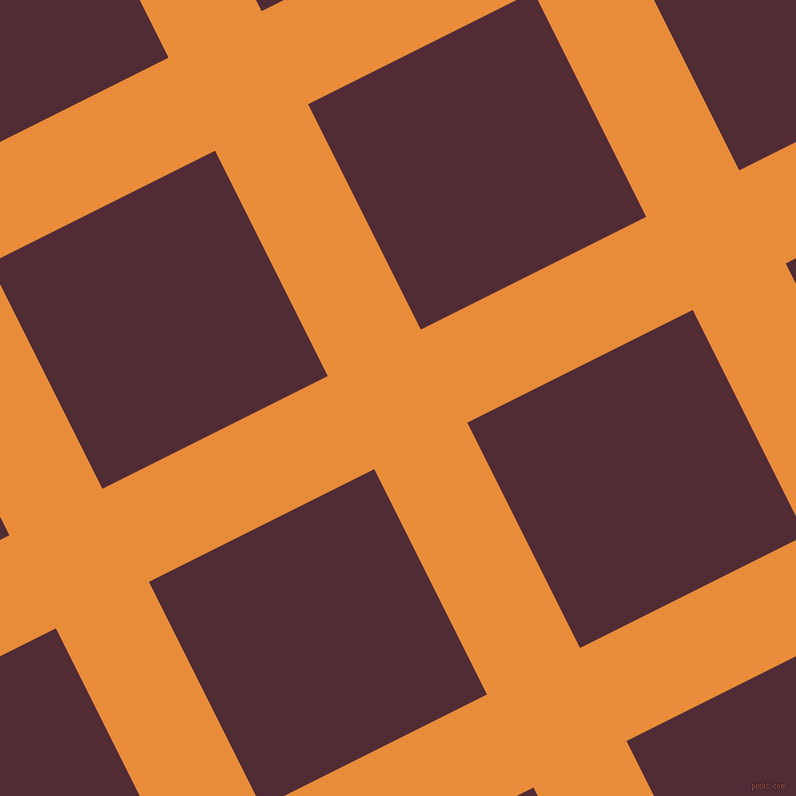 27/117 degree angle diagonal checkered chequered lines, 104 pixel lines width, 252 pixel square size, plaid checkered seamless tileable