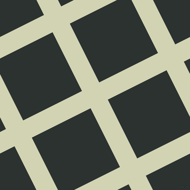 27/117 degree angle diagonal checkered chequered lines, 78 pixel line width, 266 pixel square size, plaid checkered seamless tileable