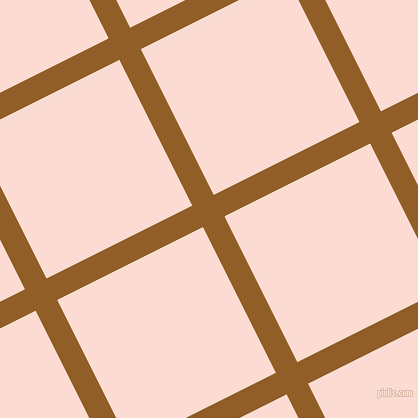 27/117 degree angle diagonal checkered chequered lines, 24 pixel line width, 163 pixel square size, Afghan Tan and Pippin plaid checkered seamless tileable