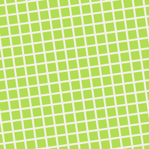 8/98 degree angle diagonal checkered chequered lines, 7 pixel lines width, 30 pixel square size, Alabaster and Conifer plaid checkered seamless tileable