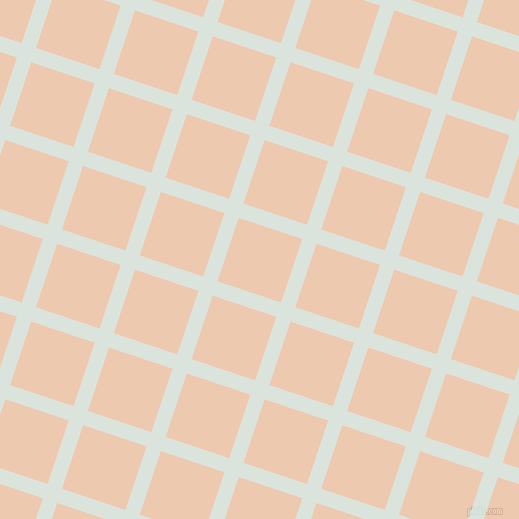 72/162 degree angle diagonal checkered chequered lines, 15 pixel line width, 67 pixel square size, Aqua Squeeze and Desert Sand plaid checkered seamless tileable