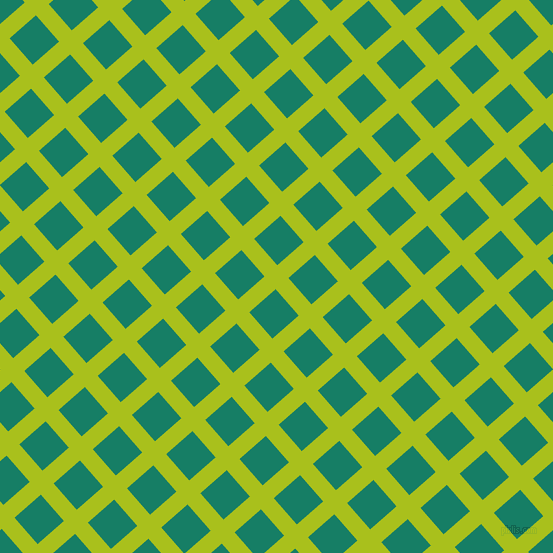 41/131 degree angle diagonal checkered chequered lines, 17 pixel line width, 35 pixel square size, Bahia and Deep Sea plaid checkered seamless tileable
