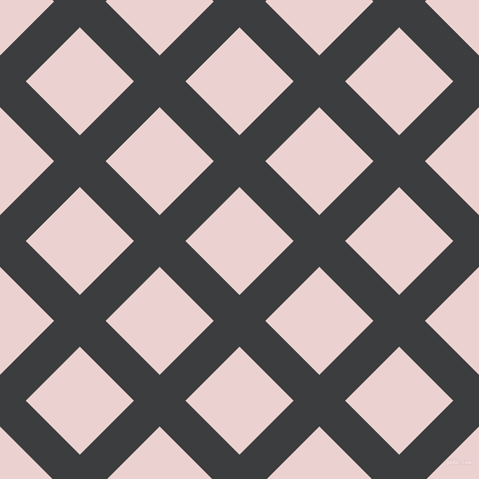 45/135 degree angle diagonal checkered chequered lines, 52 pixel line width, 109 pixel square size, Baltic Sea and Vanilla Ice plaid checkered seamless tileable