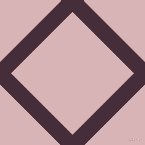45/135 degree angle diagonal checkered chequered lines, 52 pixel lines width, 289 pixel square size, Barossa and Pink Flare plaid checkered seamless tileable