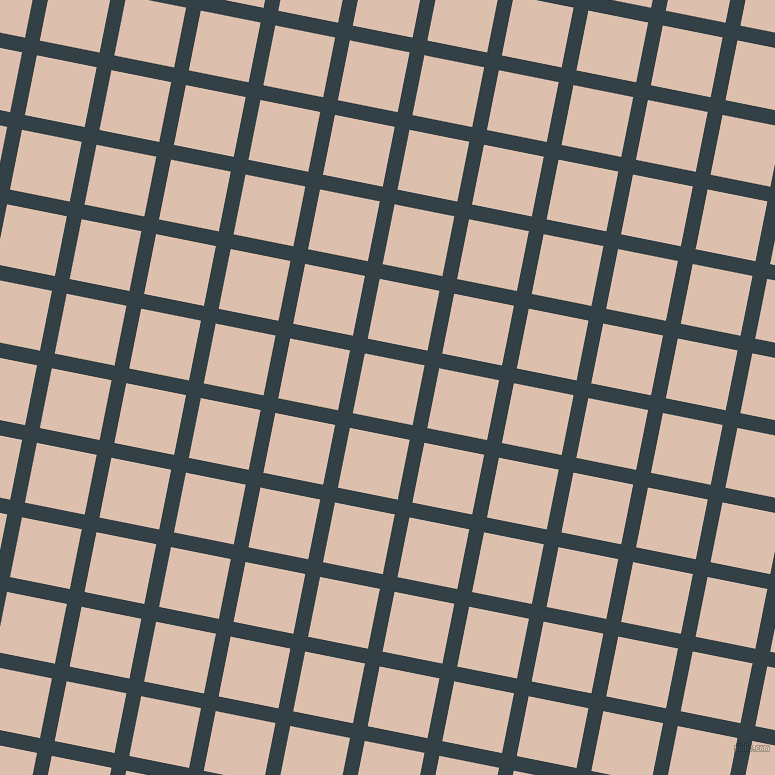 79/169 degree angle diagonal checkered chequered lines, 15 pixel lines width, 61 pixel square size, Big Stone and Just Right plaid checkered seamless tileable