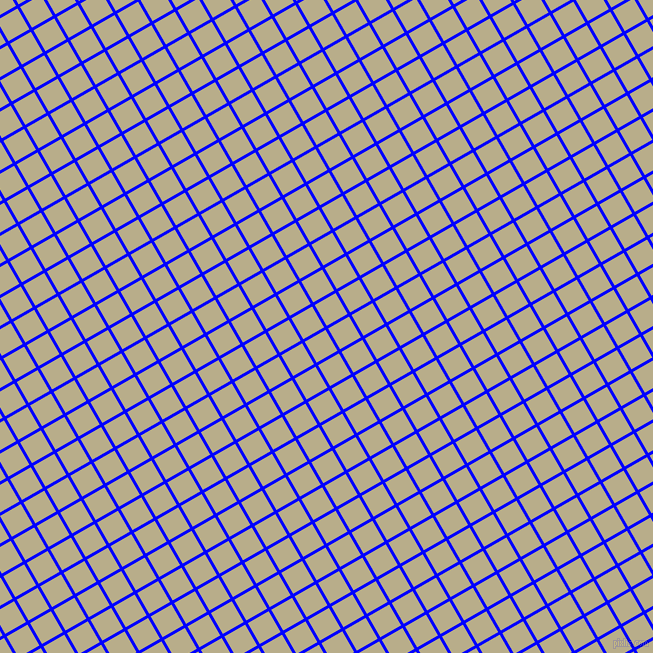 30/120 degree angle diagonal checkered chequered lines, 3 pixel lines width, 24 pixel square size, Blue and Chino plaid checkered seamless tileable