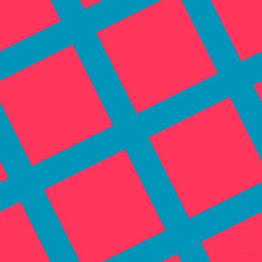 27/117 degree angle diagonal checkered chequered lines, 52 pixel line width, 179 pixel square sizeBondi Blue and Radical Red plaid checkered seamless tileable
