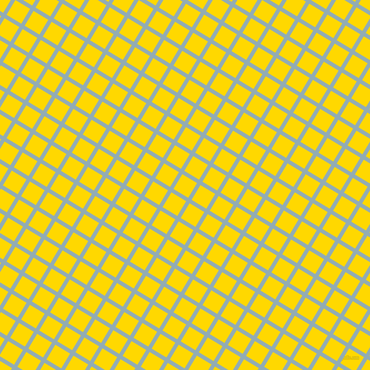 59/149 degree angle diagonal checkered chequered lines, 8 pixel lines width, 35 pixel square size, Botticelli and School Bus Yellow plaid checkered seamless tileable