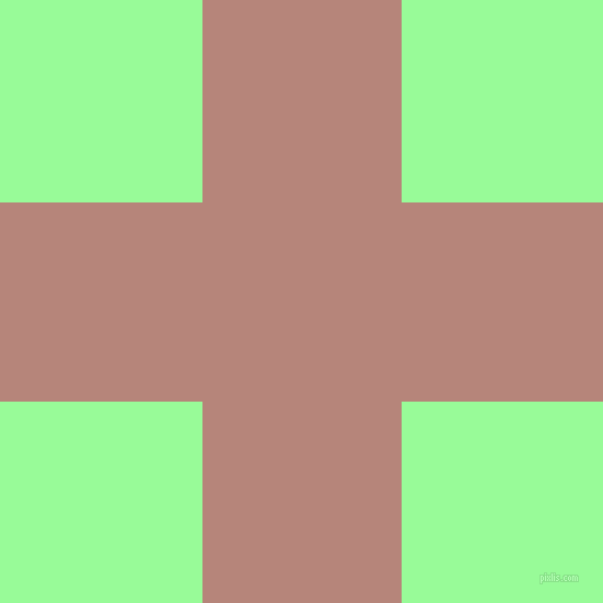 checkered chequered horizontal vertical lines, 182 pixel line width, 369 pixel square size, Brandy Rose and Pale Green plaid checkered seamless tileable