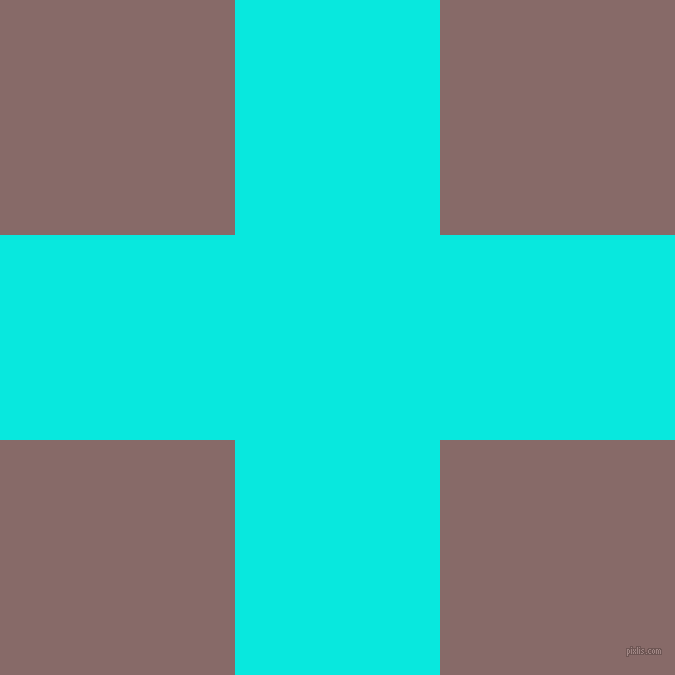 checkered chequered horizontal vertical lines, 205 pixel line width, 470 pixel square size, Bright Turquoise and Ferra plaid checkered seamless tileable