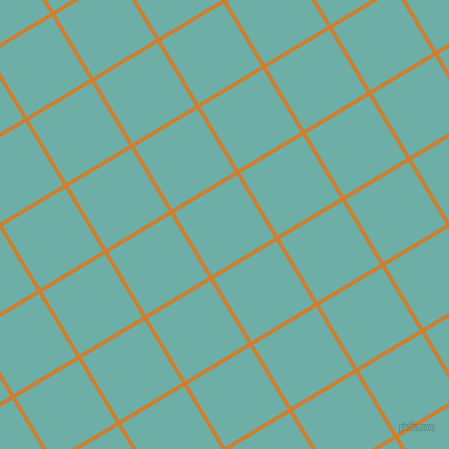 31/121 degree angle diagonal checkered chequered lines, 4 pixel line width, 73 pixel square size, Bronze and Tradewind plaid checkered seamless tileable