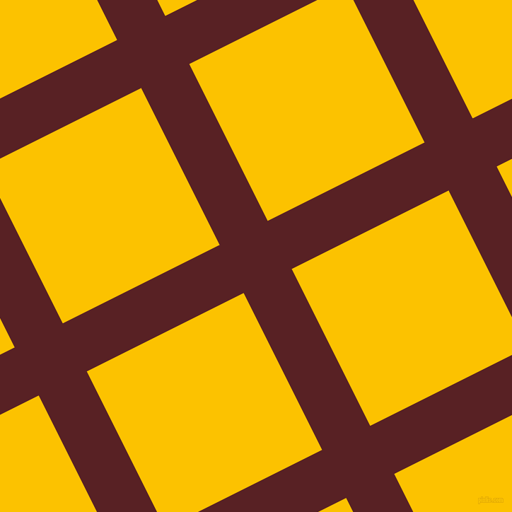 27/117 degree angle diagonal checkered chequered lines, 76 pixel lines width, 248 pixel square size, Burnt Crimson and Golden Poppy plaid checkered seamless tileable