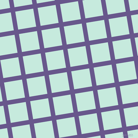 9/99 degree angle diagonal checkered chequered lines, 15 pixel line width, 61 pixel square size, Butterfly Bush and Mint Tulip plaid checkered seamless tileable