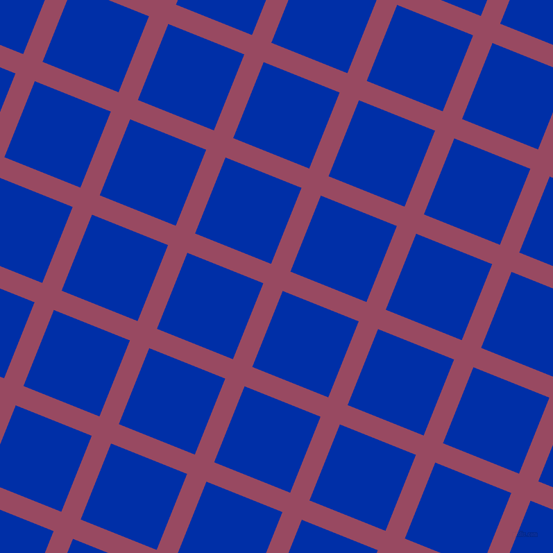 68/158 degree angle diagonal checkered chequered lines, 30 pixel lines width, 118 pixel square size, Cadillac and International Klein Blue plaid checkered seamless tileable