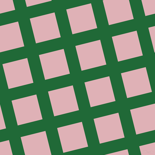14/104 degree angle diagonal checkered chequered lines, 39 pixel lines width, 83 pixel square size, Camarone and Blossom plaid checkered seamless tileable